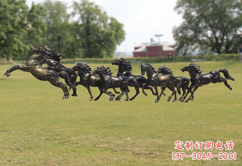 内蒙古马群铜雕经典珍藏