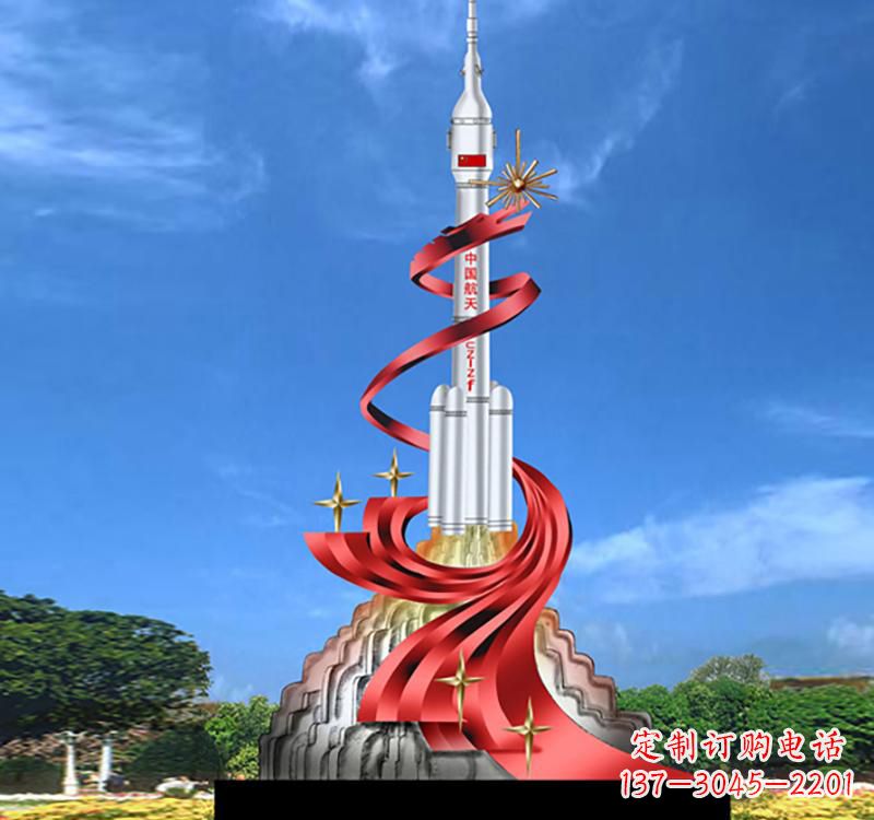内蒙古嫦娥飞天——不锈钢嫦娥雕塑