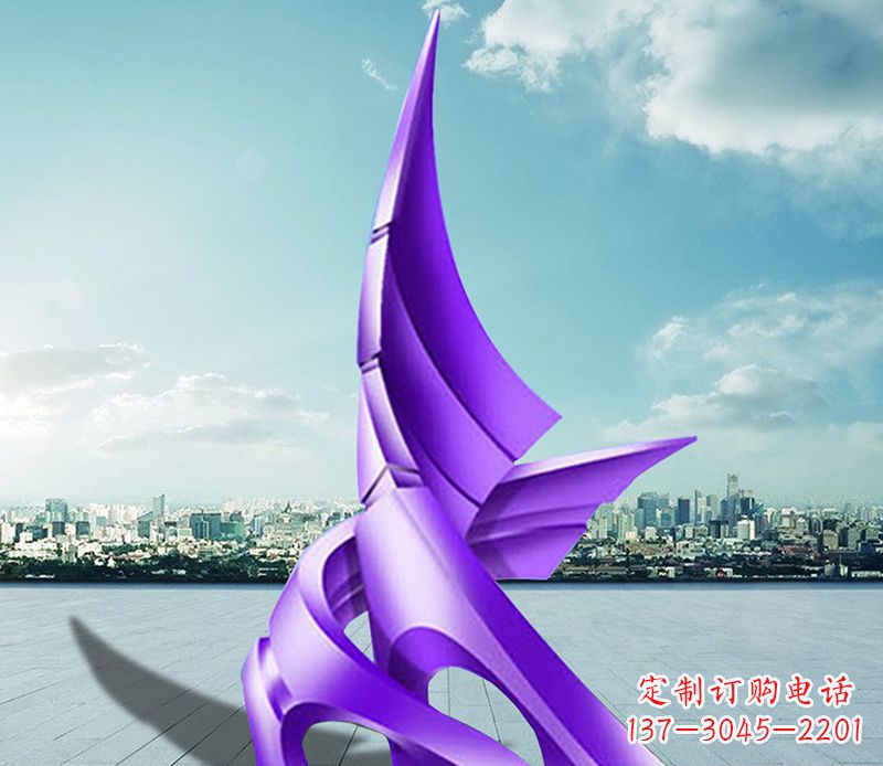 内蒙古不锈钢船帆雕塑静谧的海洋美景