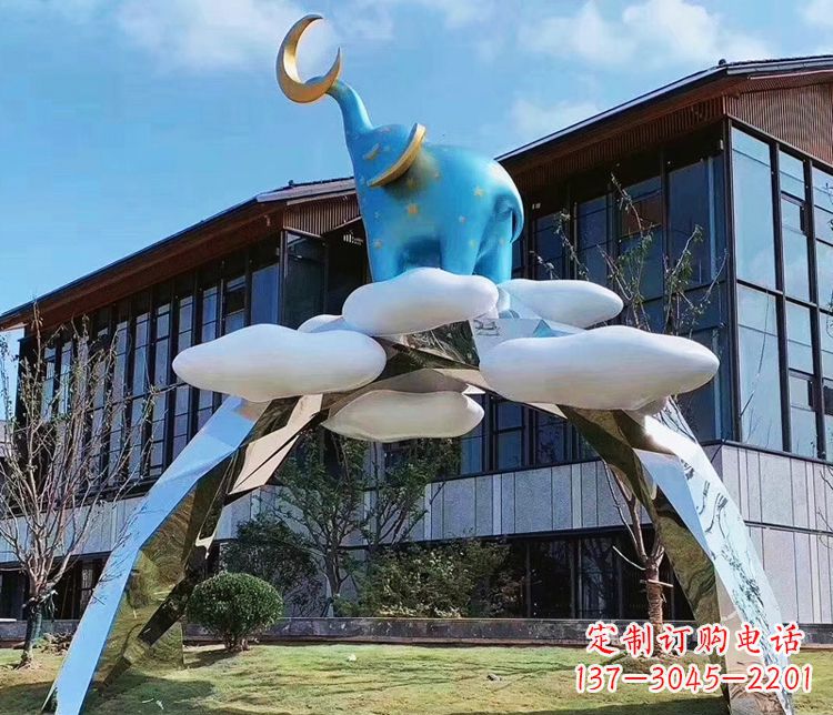 内蒙古精美不锈钢拱门雕塑