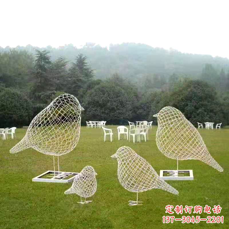 内蒙古精美鸽子雕塑,点缀绿地园林