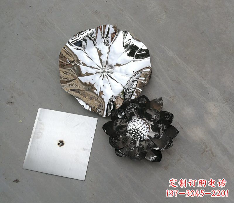 内蒙古不锈钢荷叶雕塑传承传统文化