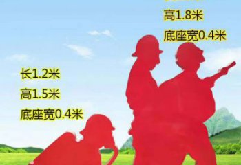 内蒙古表彰消防英雄——不锈钢消防员人物雕塑