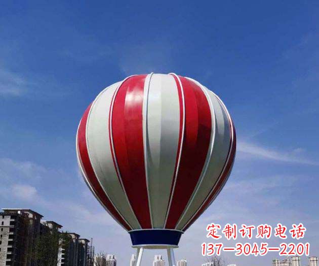 内蒙古不锈钢热气球雕塑给景观增添精彩