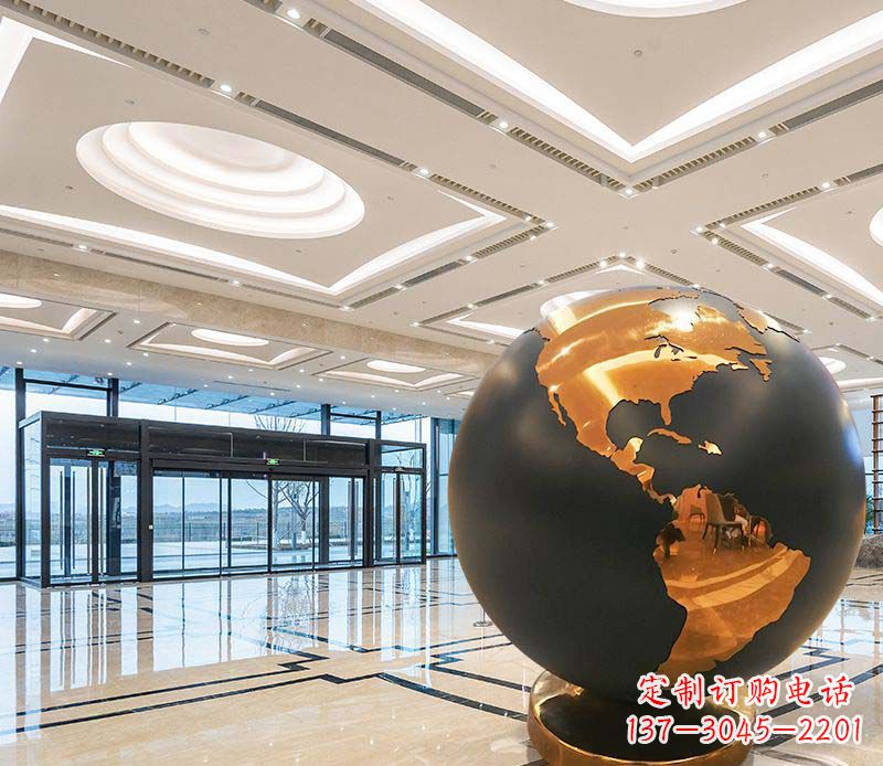 内蒙古不锈钢地球仪雕塑精美绝伦