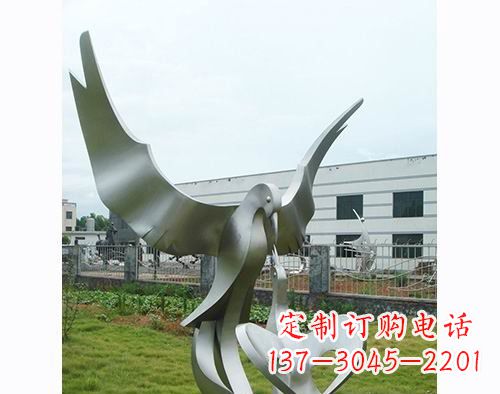内蒙古面世的不锈钢动物雕塑