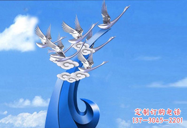 内蒙古不锈钢仙鹤美化环境