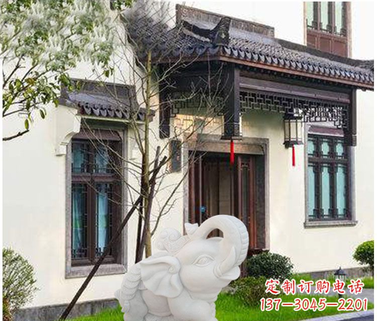 内蒙古小象招财石雕——引领幸福的钥匙