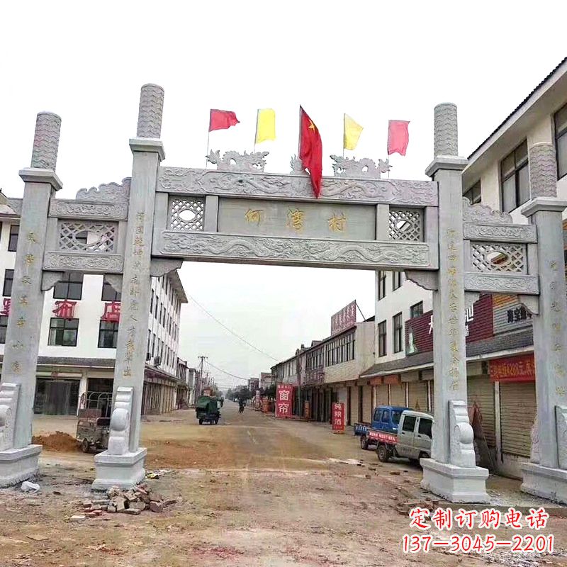 内蒙古传统文化的珍贵遗产——牌坊雕塑