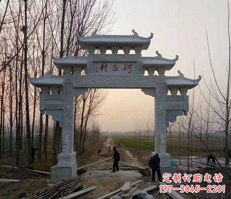 内蒙古牌坊雕塑——记忆中的美丽家乡