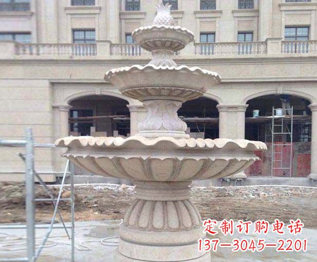 内蒙古大理石喷泉雕塑