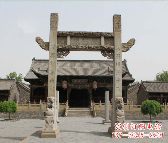 内蒙古大理石牌楼雕塑——艺术精粹