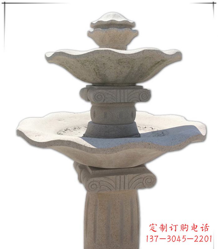 内蒙古大理石多层喷泉石雕精美绝伦的艺术形式
