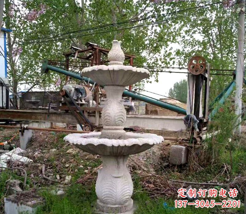 内蒙古大理石多层喷泉石雕雕塑艺术的精美之作