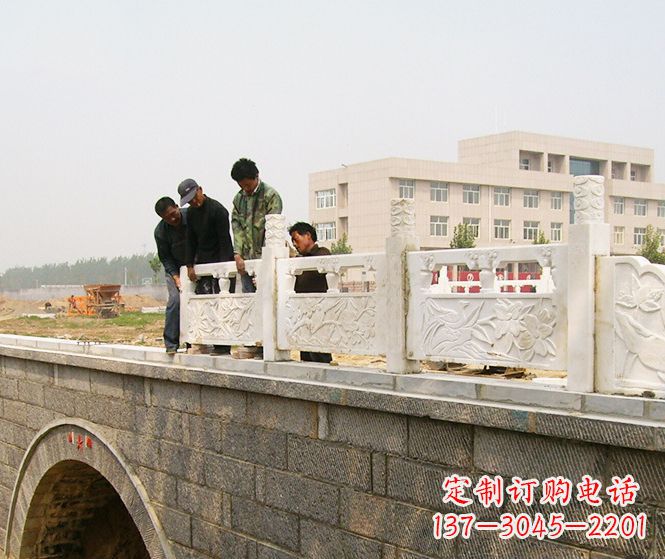内蒙古大理石拱桥石雕栏板