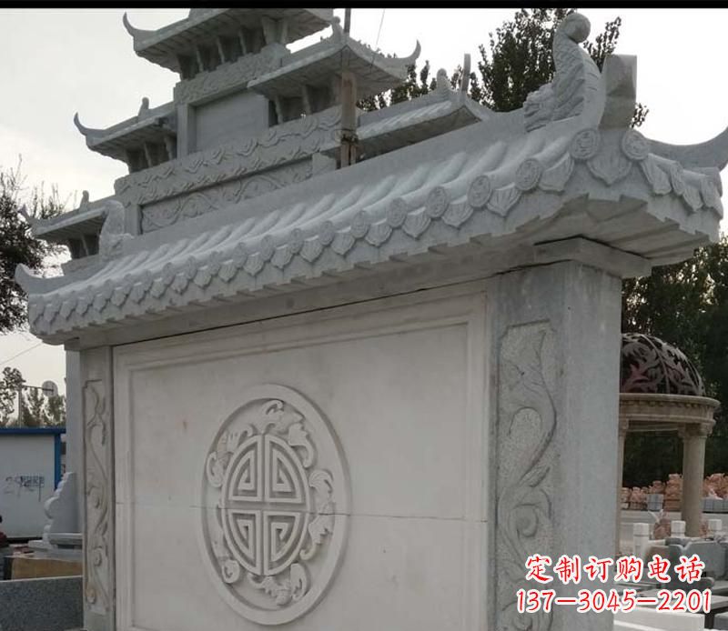 内蒙古精美大理石影壁雕塑
