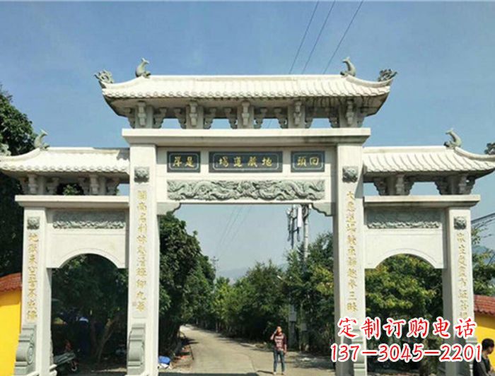 内蒙古大理石牌坊雕塑