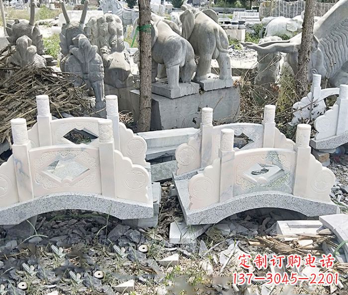 内蒙古精美大理石拱桥雕塑