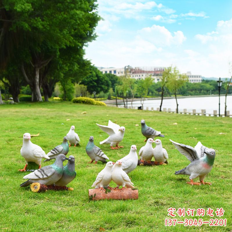 内蒙古大学和平鸽雕塑