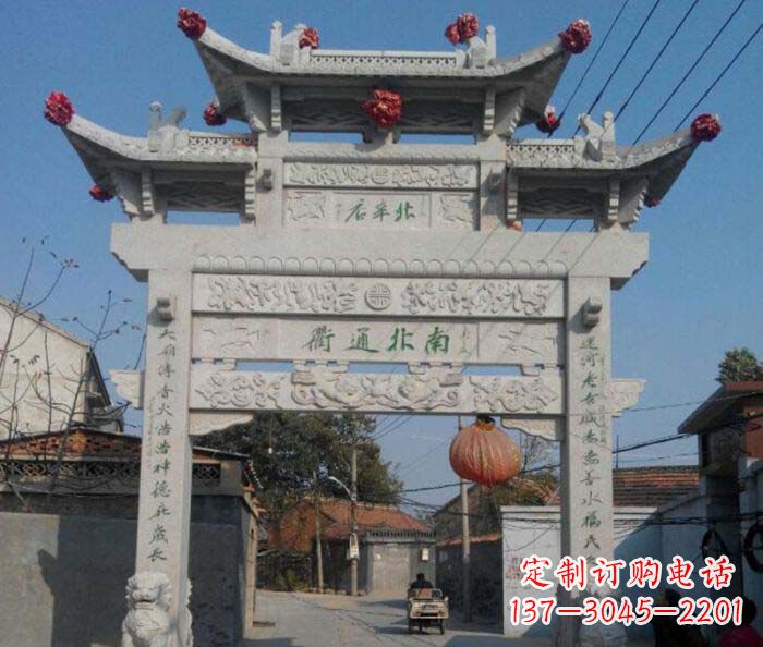 内蒙古优质大理石牌坊雕塑