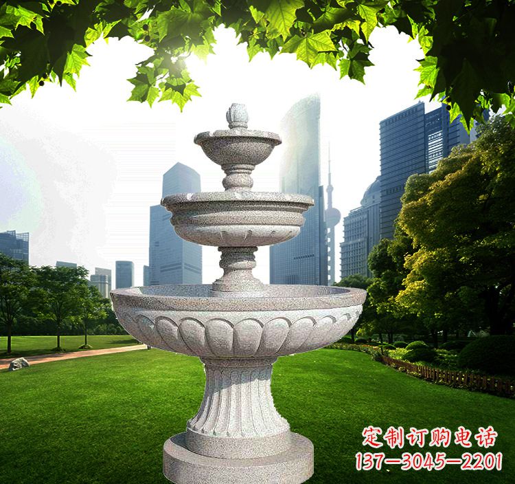 内蒙古跌水盆石喷泉雕塑