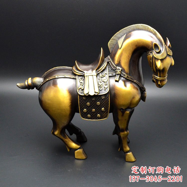 内蒙古精美仿古铜马雕塑