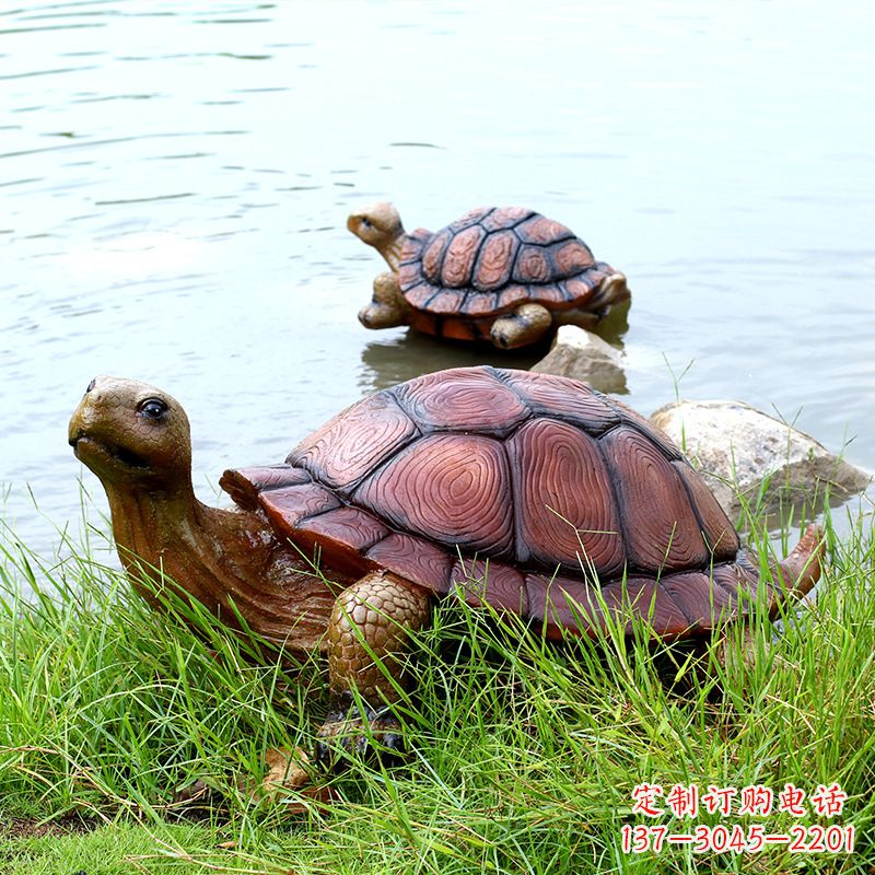 内蒙古精美乌龟雕塑,点亮您的池塘水景
