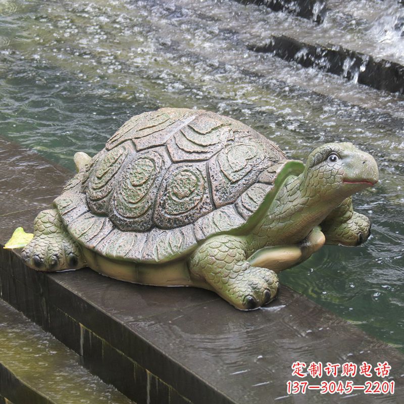 内蒙古仿真乌龟-园林水景动物雕塑摆件
