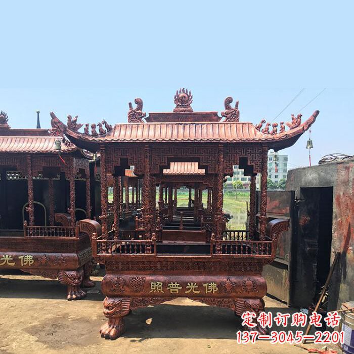 内蒙古精美铜香炉雕塑