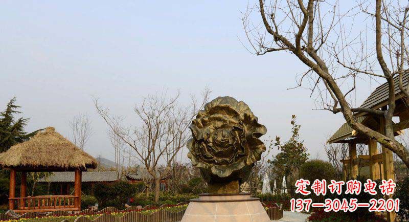 内蒙古公园大白菜景观铜雕