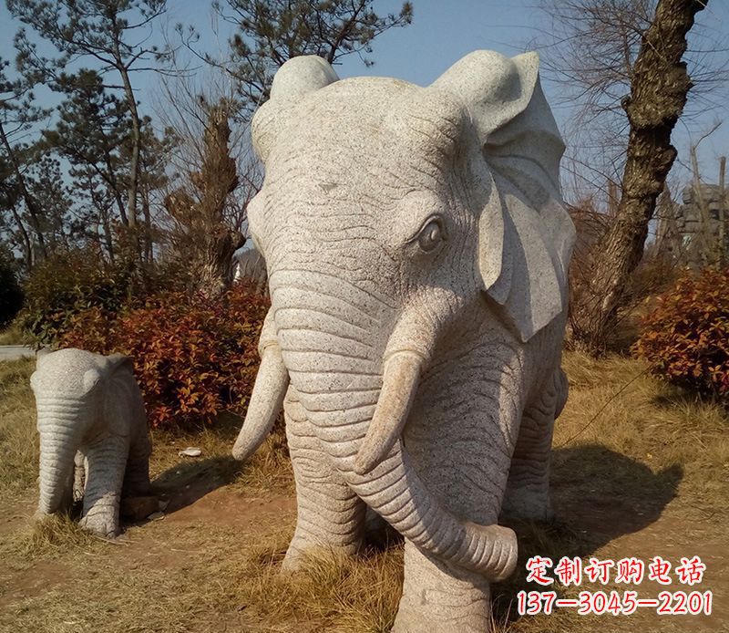 内蒙古精美大象雕塑