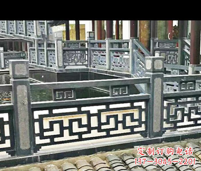 内蒙古中领雕塑精致仿古石栏板