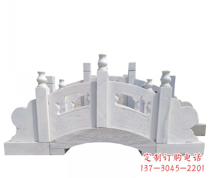 内蒙古汉白玉石拱桥雕塑