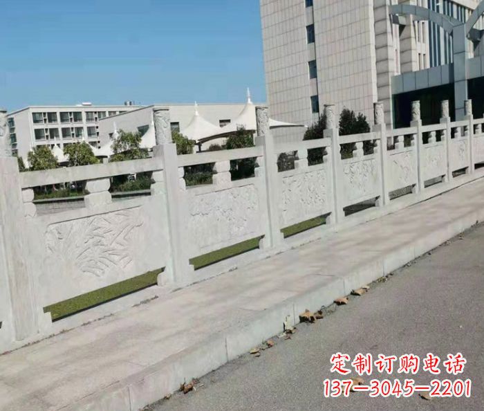 内蒙古精美大理石浮雕栏板