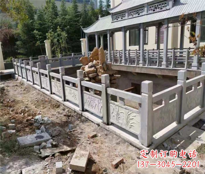 内蒙古精美大理石浮雕栏板,享受雕塑之美