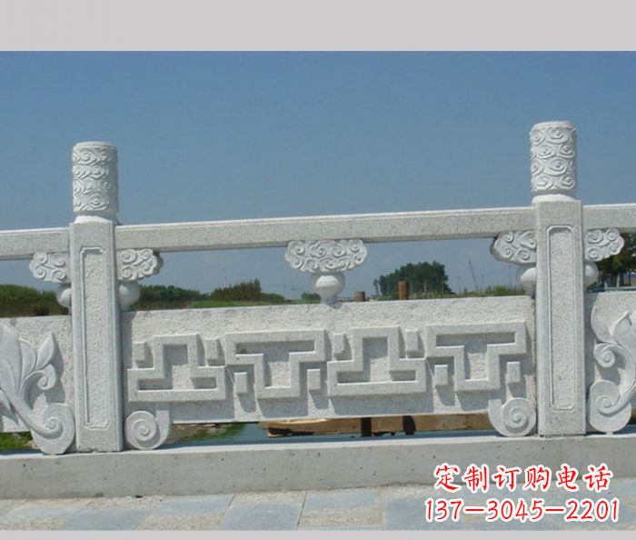 内蒙古公园景观大理石栏板雕塑