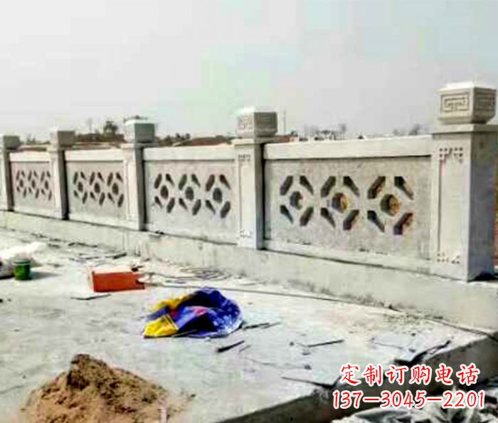 内蒙古公园大理石栏板石雕