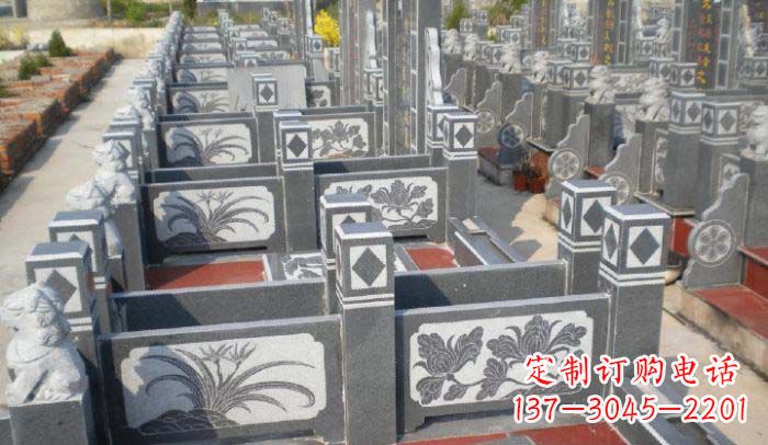 内蒙古公园景观仿古石栏板 (2)