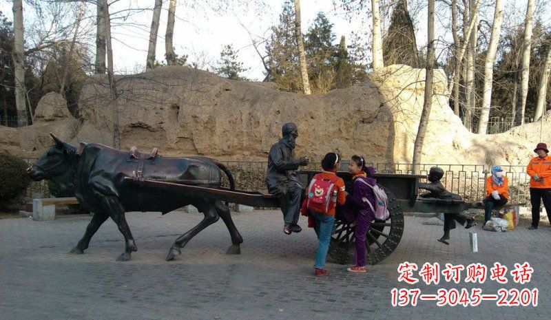 内蒙古传承历史，记录岁月——领雕塑定制小孩雕塑