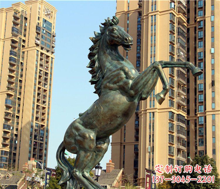 内蒙古中领雕塑充满细节的动物铜雕