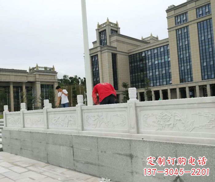 内蒙古精美大理石栏板雕塑