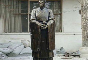 内蒙古扁鹊人物铜雕塑，高雅栩栩如生