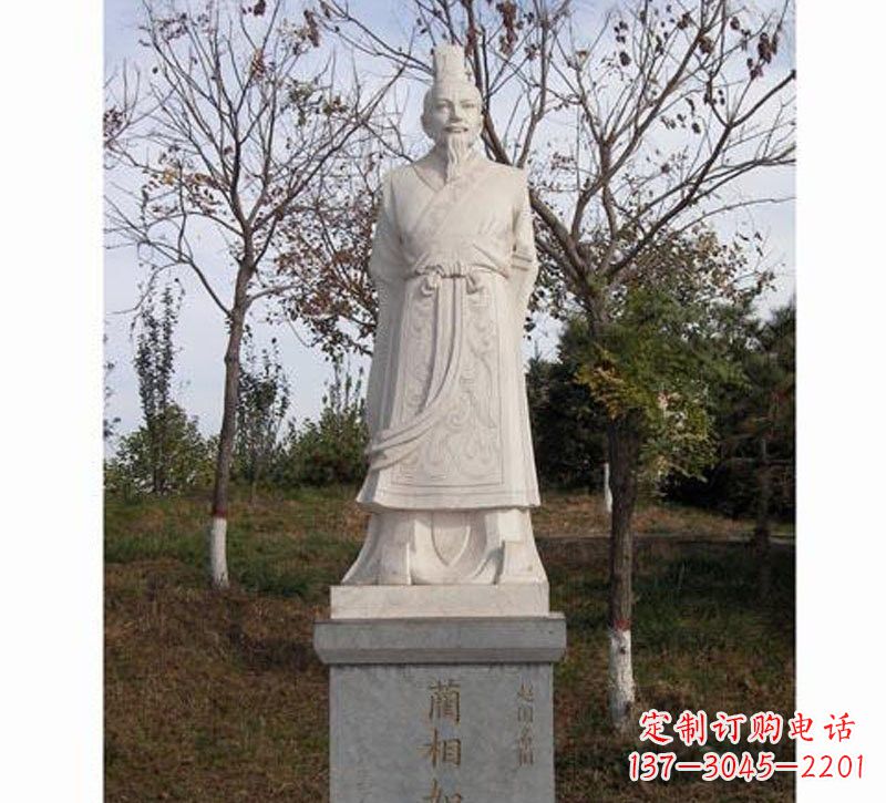 内蒙古领雕塑：精致古代名人石雕