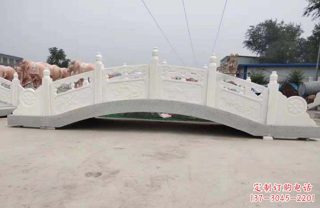 内蒙古汉白玉石桥雕刻,高雅与和谐的完美结合