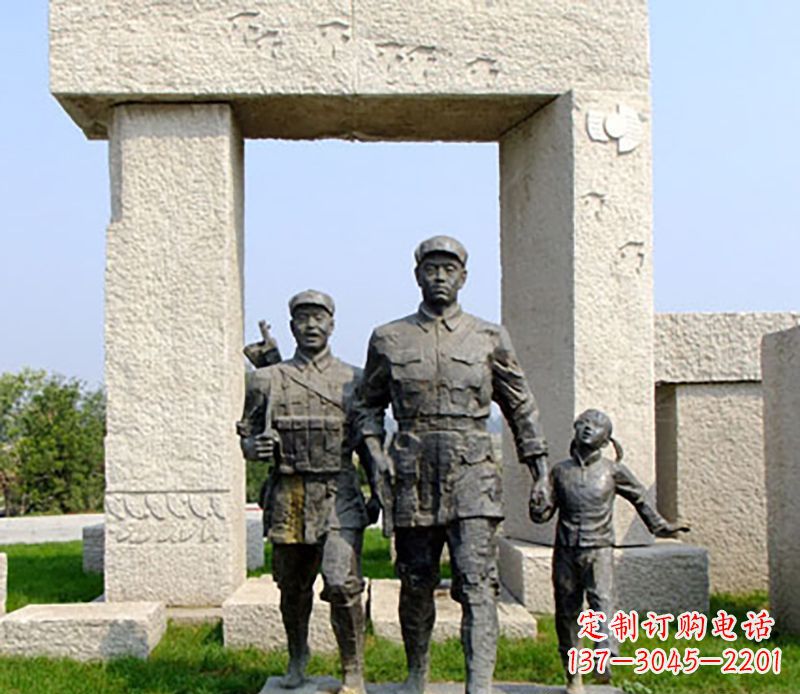内蒙古红军公园雕塑,精致而独特