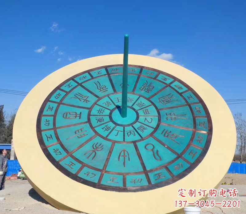 内蒙古优雅百搭:不锈钢日晷雕塑
