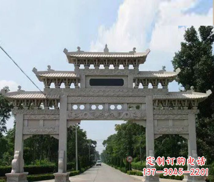 内蒙古高品质牌坊石雕,专为客户量身定制