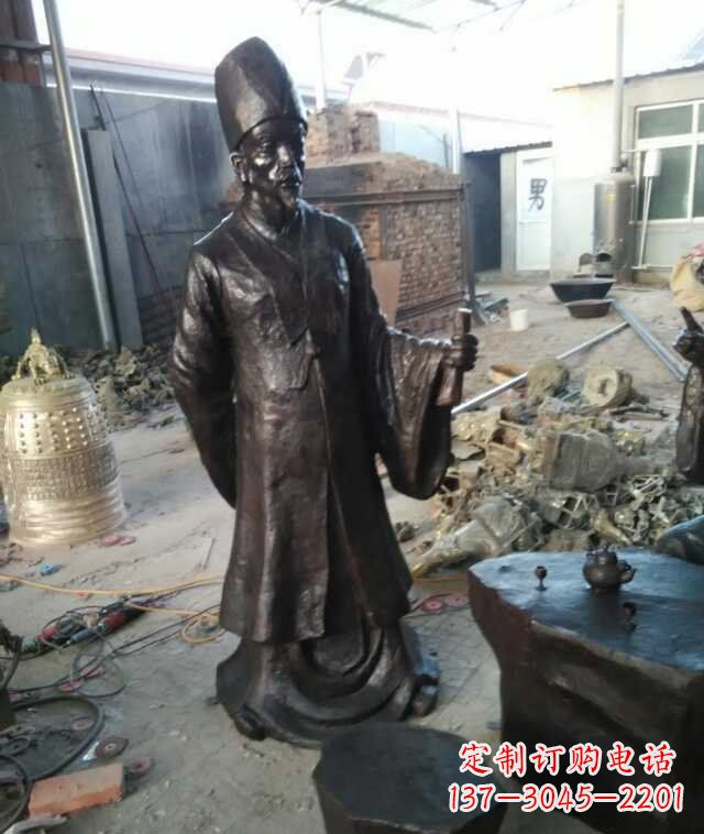 内蒙古精美雕塑，展现古代名医李时珍的传奇