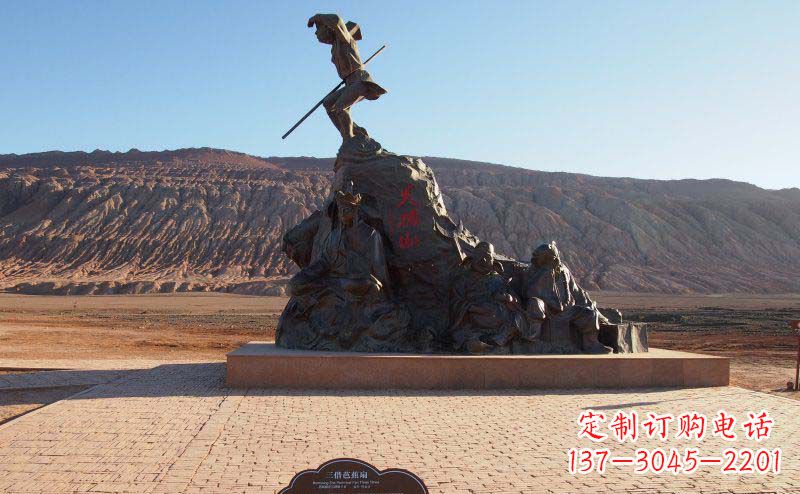内蒙古中领雕塑|唐僧铜雕雕塑定制