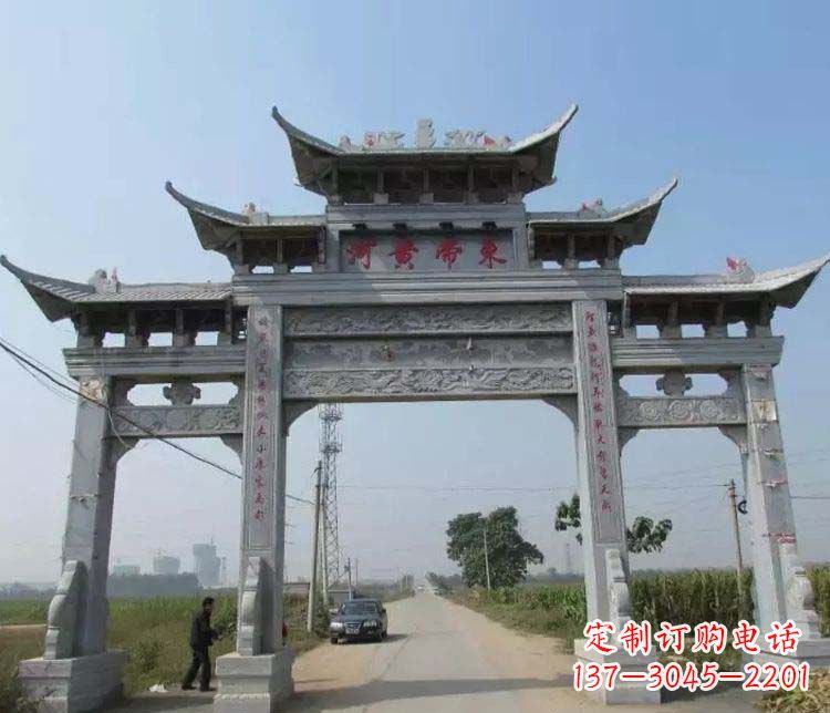 内蒙古精品牌坊石雕,令您赞叹不已